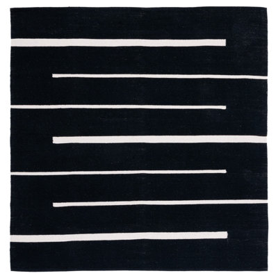 Estremera Hand Woven Cotton Striped Rug