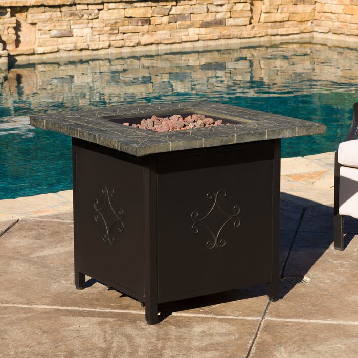 Mcandrew Cast Iron Propane Fire Pit Table Reviews Joss Main