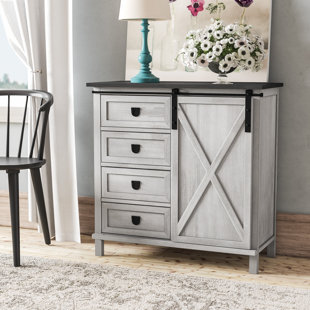 Go to store & view more images Lamb Farmhouse 4 Drawer Accent Cabinet by Gracie Oaks
