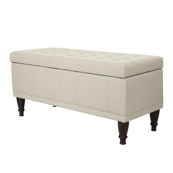 Charlton Home Noell Sturdy Rectangular Lift Top Tufted Storage Ottoman Reviews Wayfair