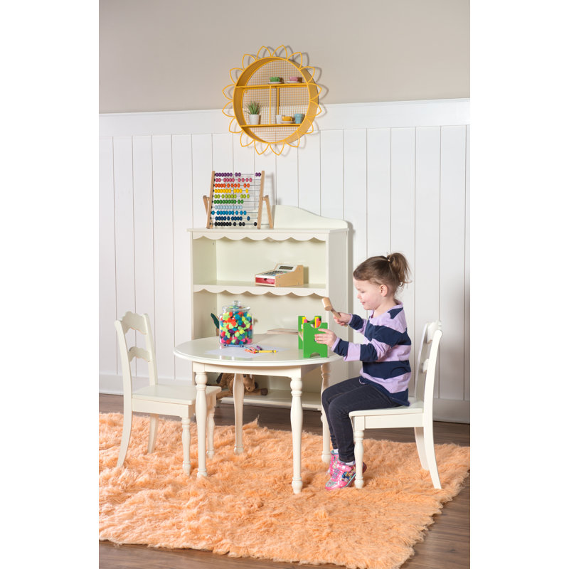 alexa kids 3 piece writing table & chair set