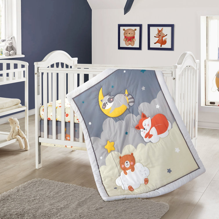 3 piece cot bedding set