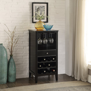 Go to store & view more images Homestyle Collection Cabernet 12 Bottle Floor Wine Cabinet
