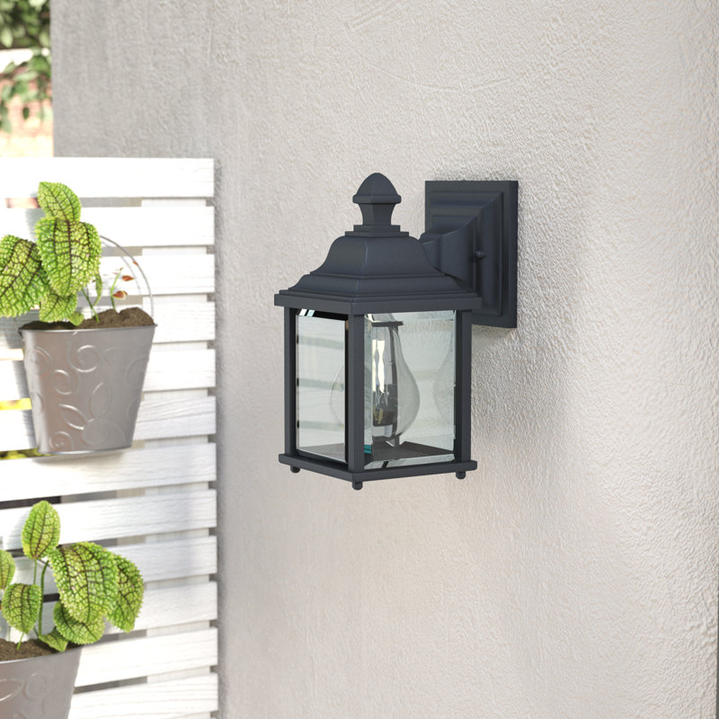 Laurel Foundry Modern Farmhouse Talmadge 1 Light Glass Outdoor