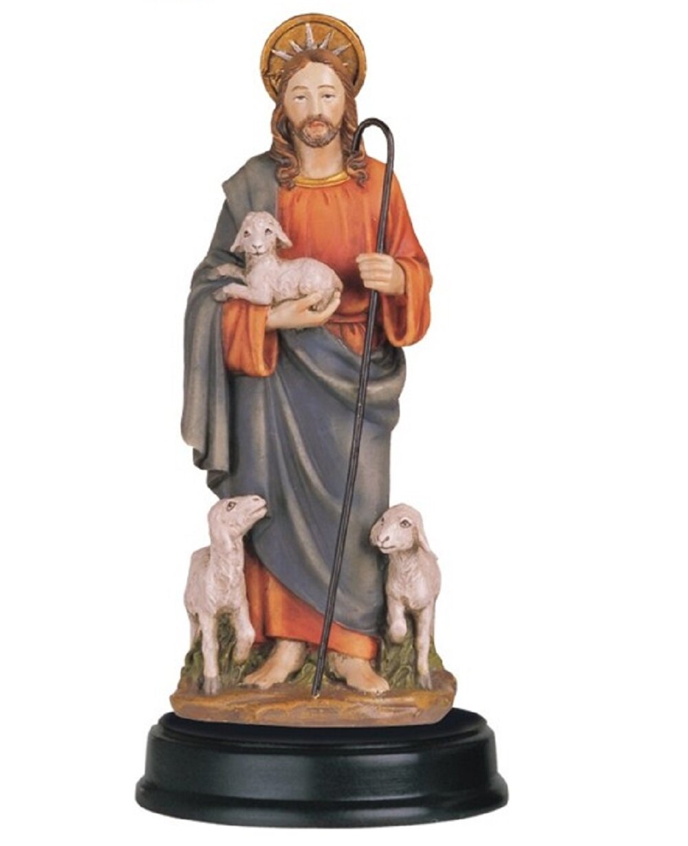 The Holiday Aisle® Sherwen Good Shepherd Figurine | Wayfair