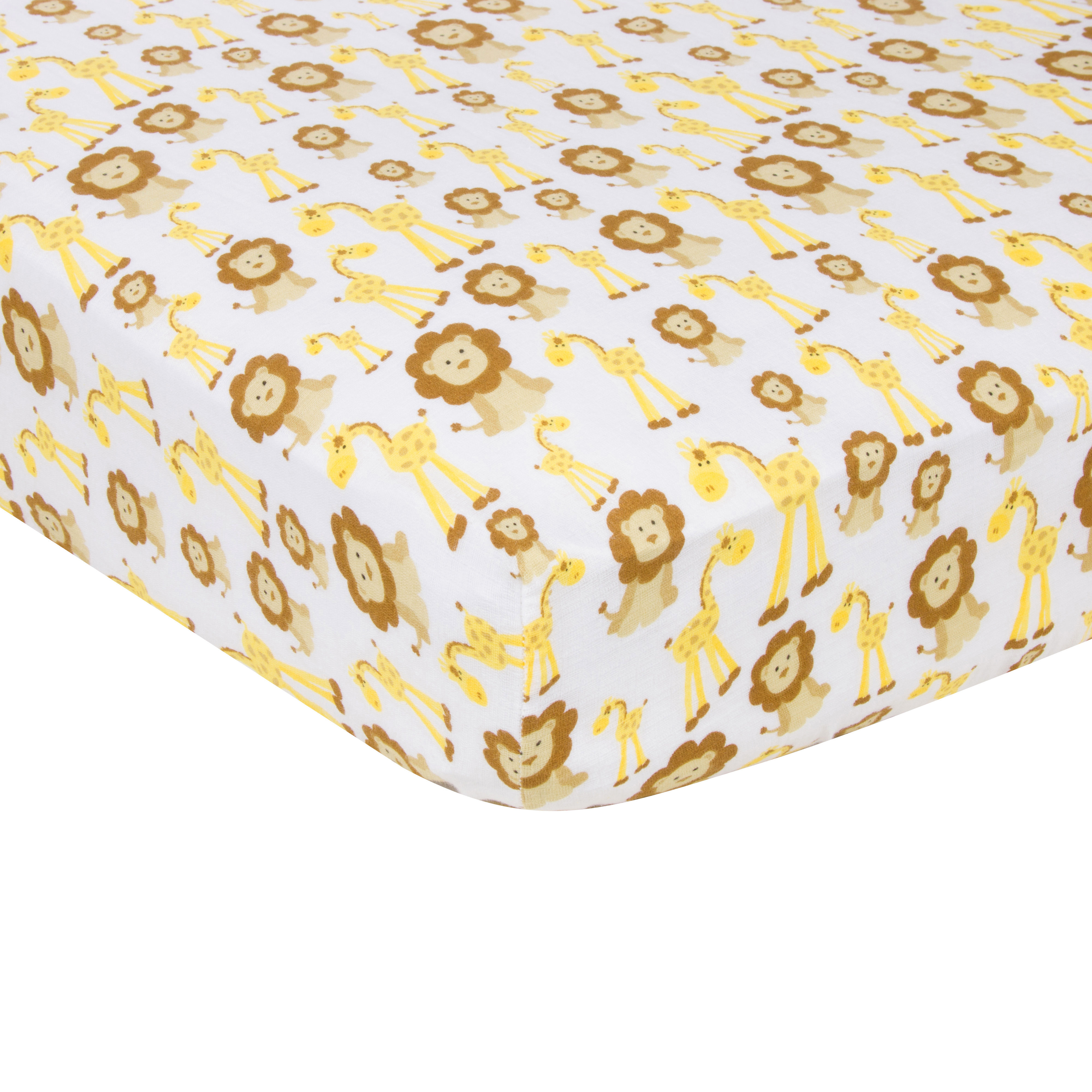 Miracle Blanket Drap Plat Pour Lit De Bebe Giraffes And Lions Wayfair Ca