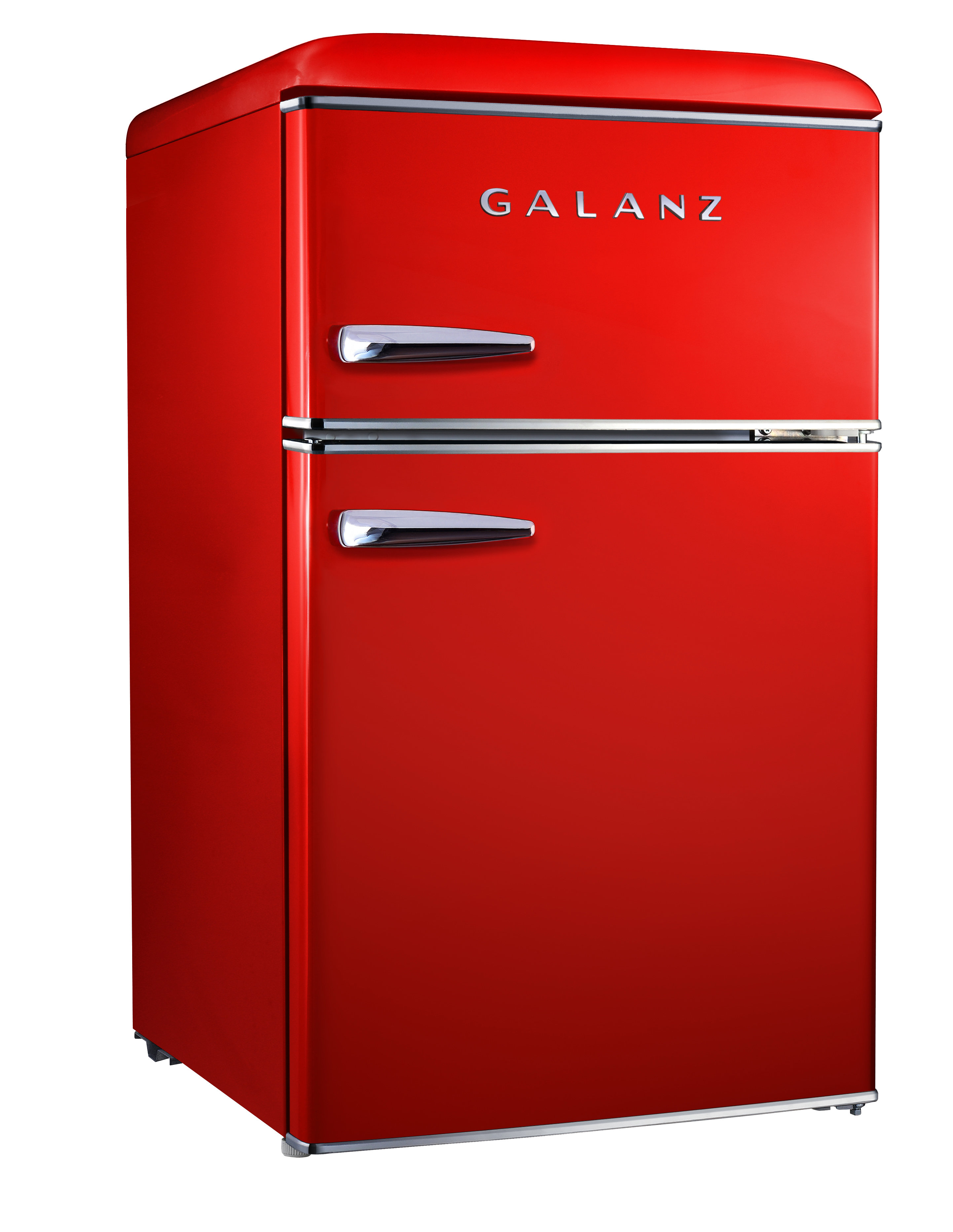 Galanz Retro 3 1 Cubic Feet Cu Ft Freestanding Mini Fridge With Freezer Reviews Wayfair Ca