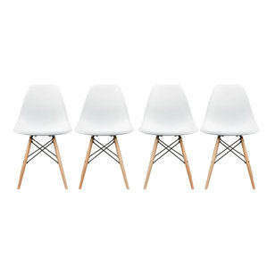 Aleena Solid Wood Dining Chair (Set of 4) by Corrigan Studio