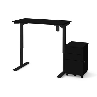 Desk V111v Dual Tiered Small Space Table Workstation Stand 36 Top