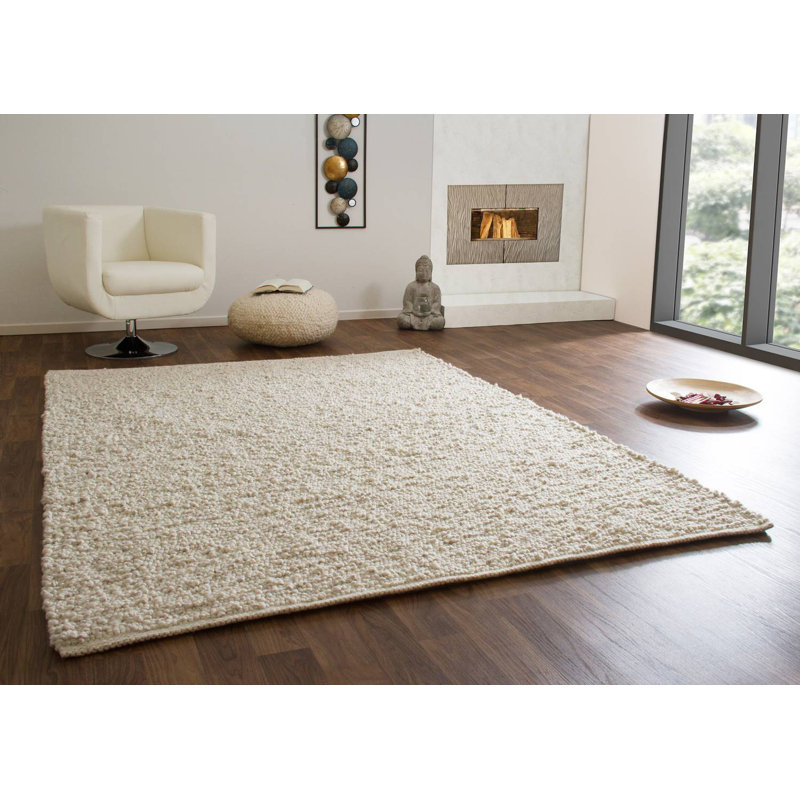 Ebern Designs Handgefertigter Flachgewebe Teppich Natalie Aus