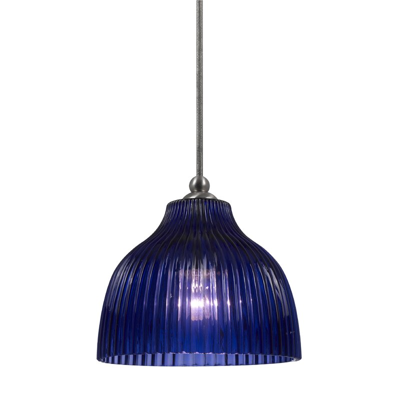 Ebern Designs Dubuque 1-Light Single Dome Pendant | Wayfair