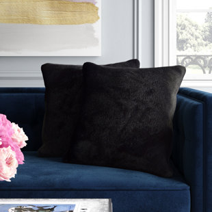 E by design Decorative Pillow Dazzling Blue
