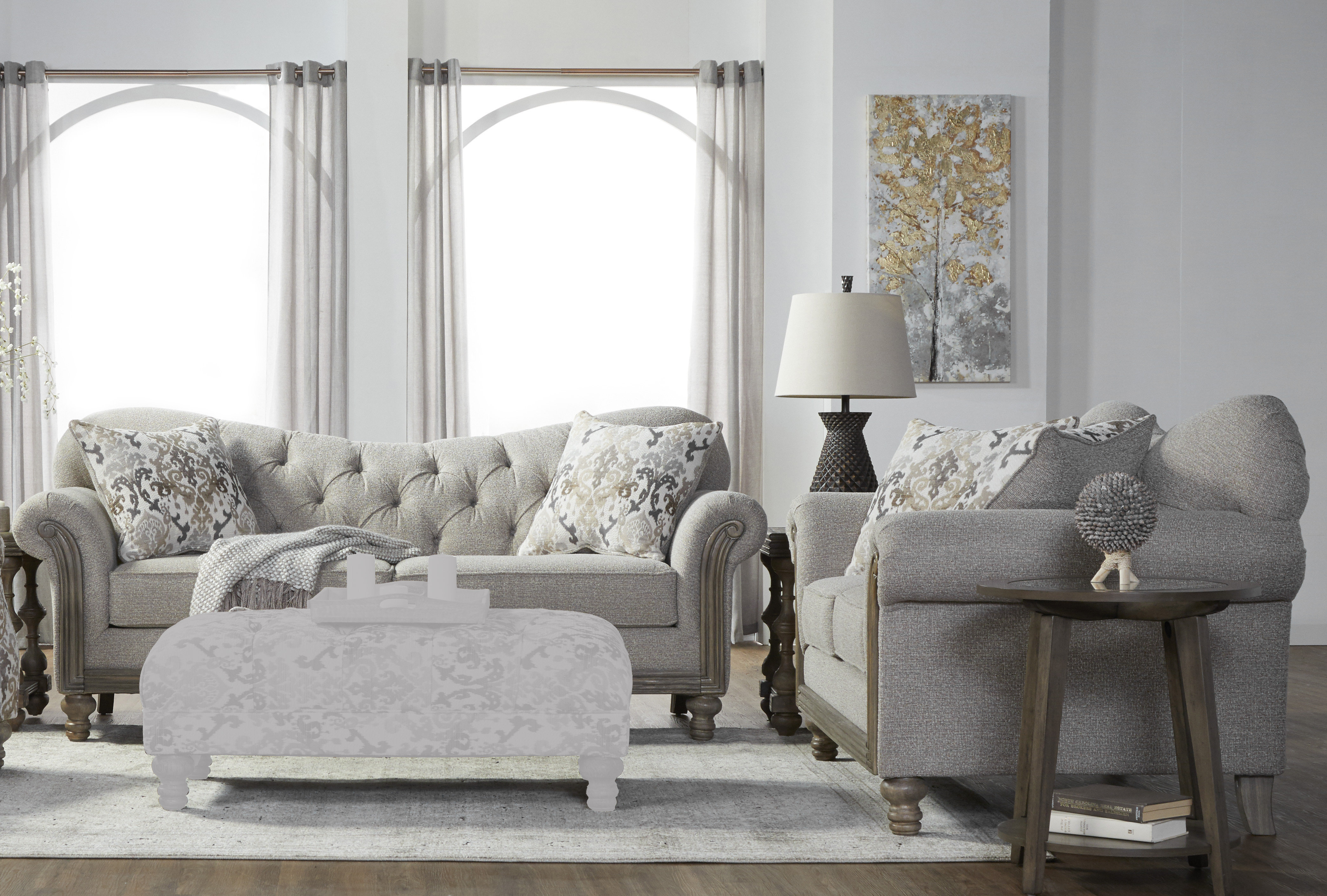 tufted living room set