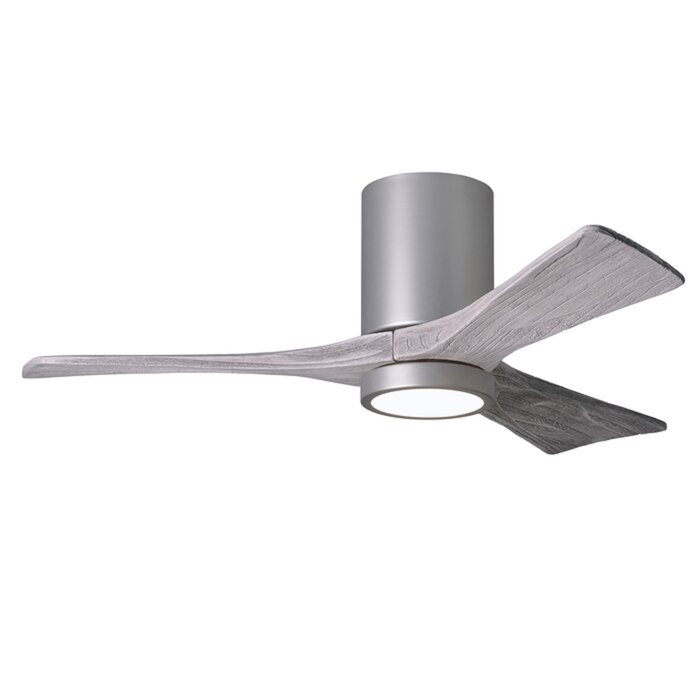 42 Trost 3 Blade Hugger Ceiling Fan With Wall Remote And Light Kit