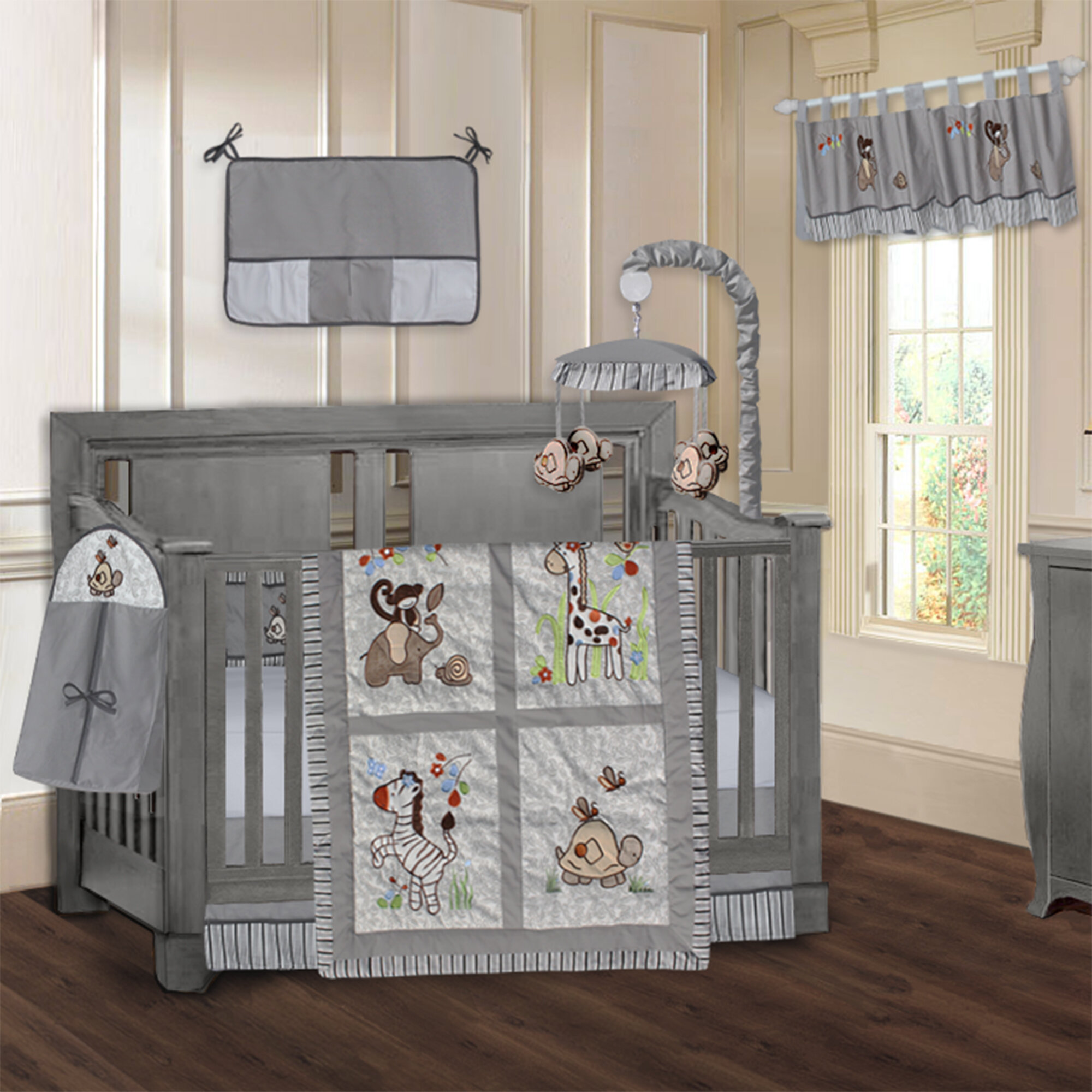 jungle crib set