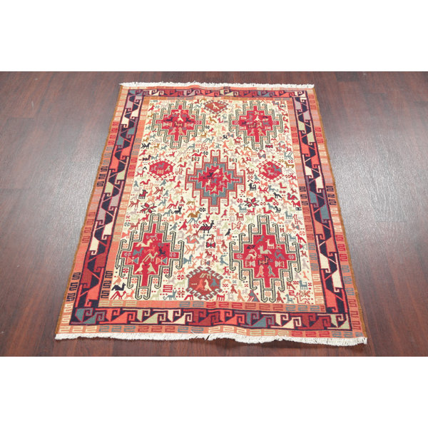 Loon Peak One Of A Kind Molimo Hand Knotted New Age Beige 4 8 X 3 6 Area Rug Wayfair