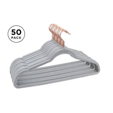 Set of 40 Stainless Steel Strong Metal Wire Hangers Clothes Hangers 