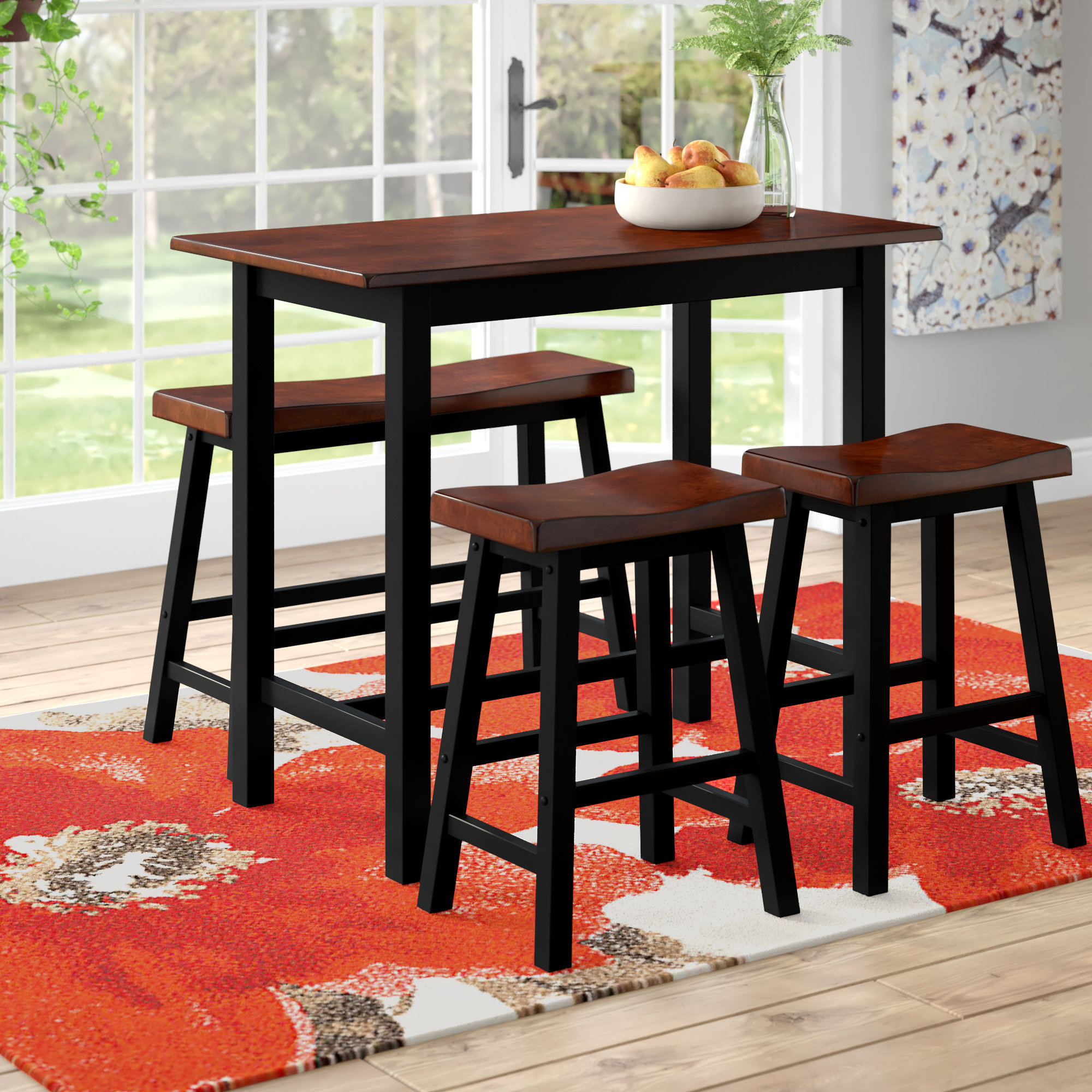 4 piece counter height dining set