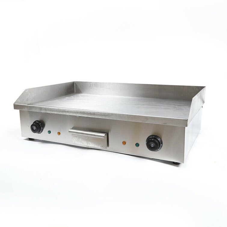 4400 W Commercial Electric Countertop Griddle Flat Top Grill Hot Plate BBQ 
