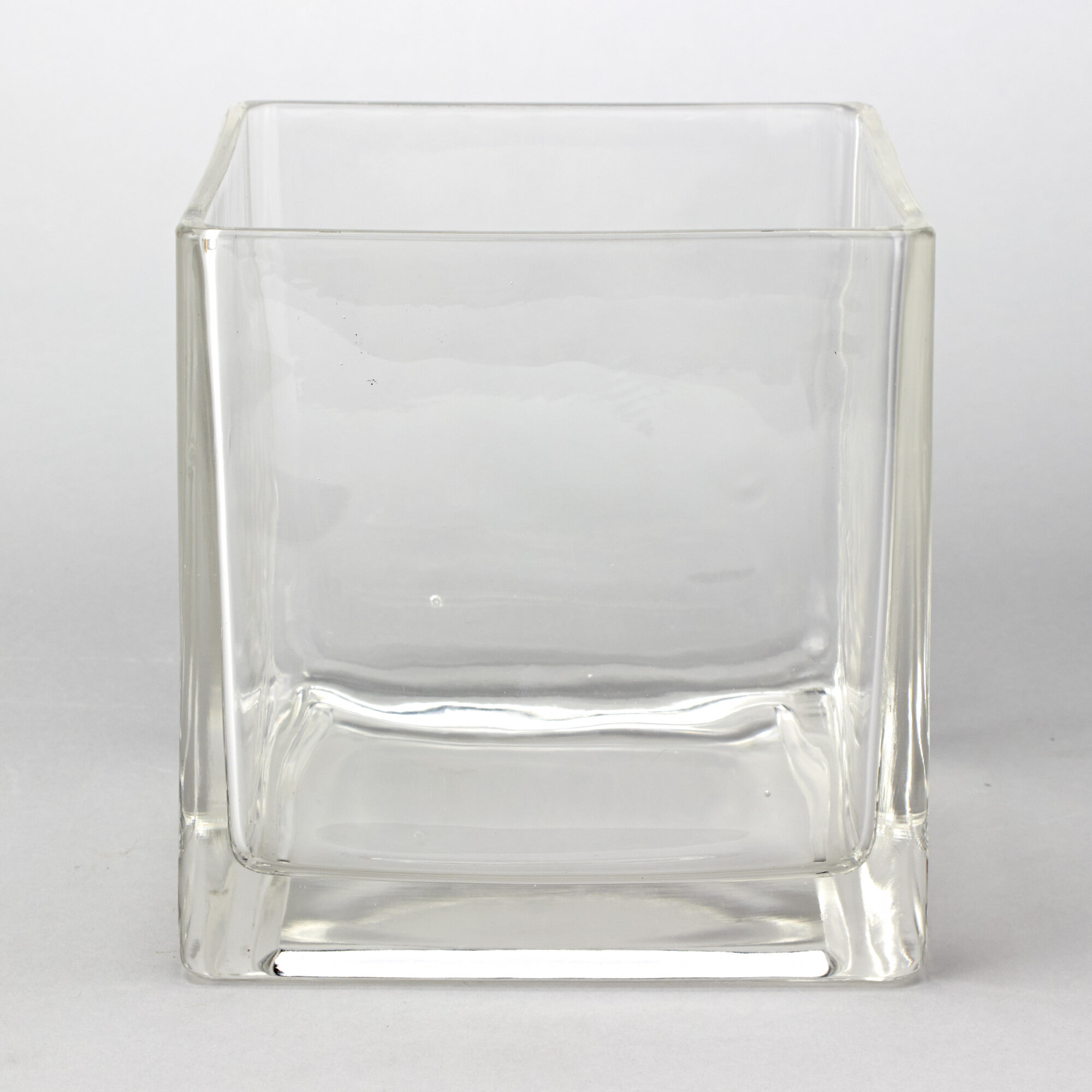 Symple Stuff Church Street Glass Square Cube Table Vase Wayfair