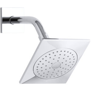 Loure 2.5 GPM Single-Function Shower Head with Katalyst Air-Induction Spray