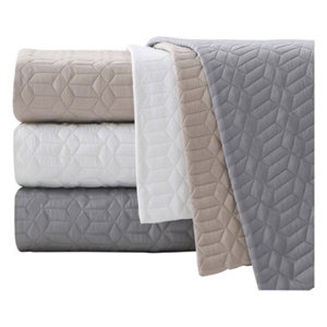 Tucker Quilted Cotton Euro Sham (Set of 2)