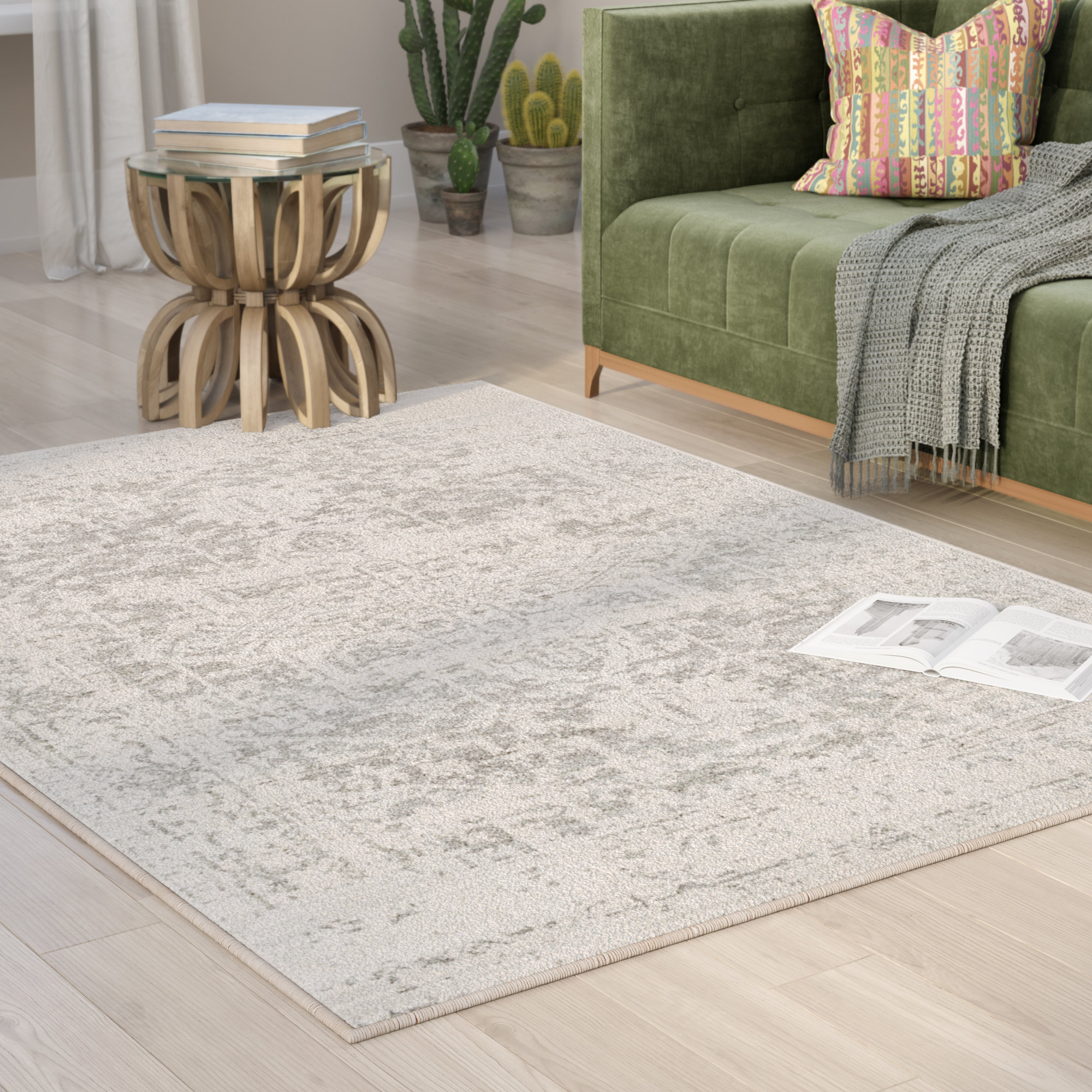 Mistana Hillsby Gray Area Rug Reviews Wayfair