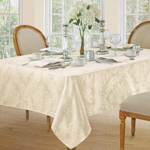HAVII 60 x 120 Inch Rectangle Tablecloth White Satin Fabric Square Table Cover for Wedding Party Kitchen Dinning Banquet Decoration 