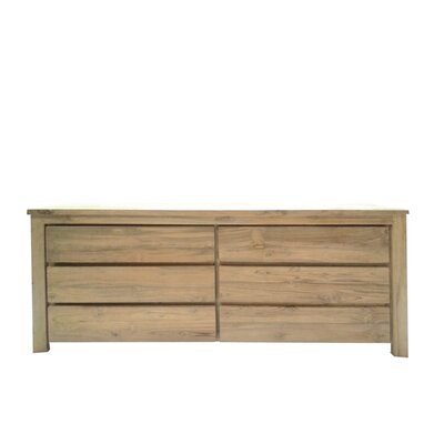 Epps 6 Drawer Double Dresser Rosecliff Heights
