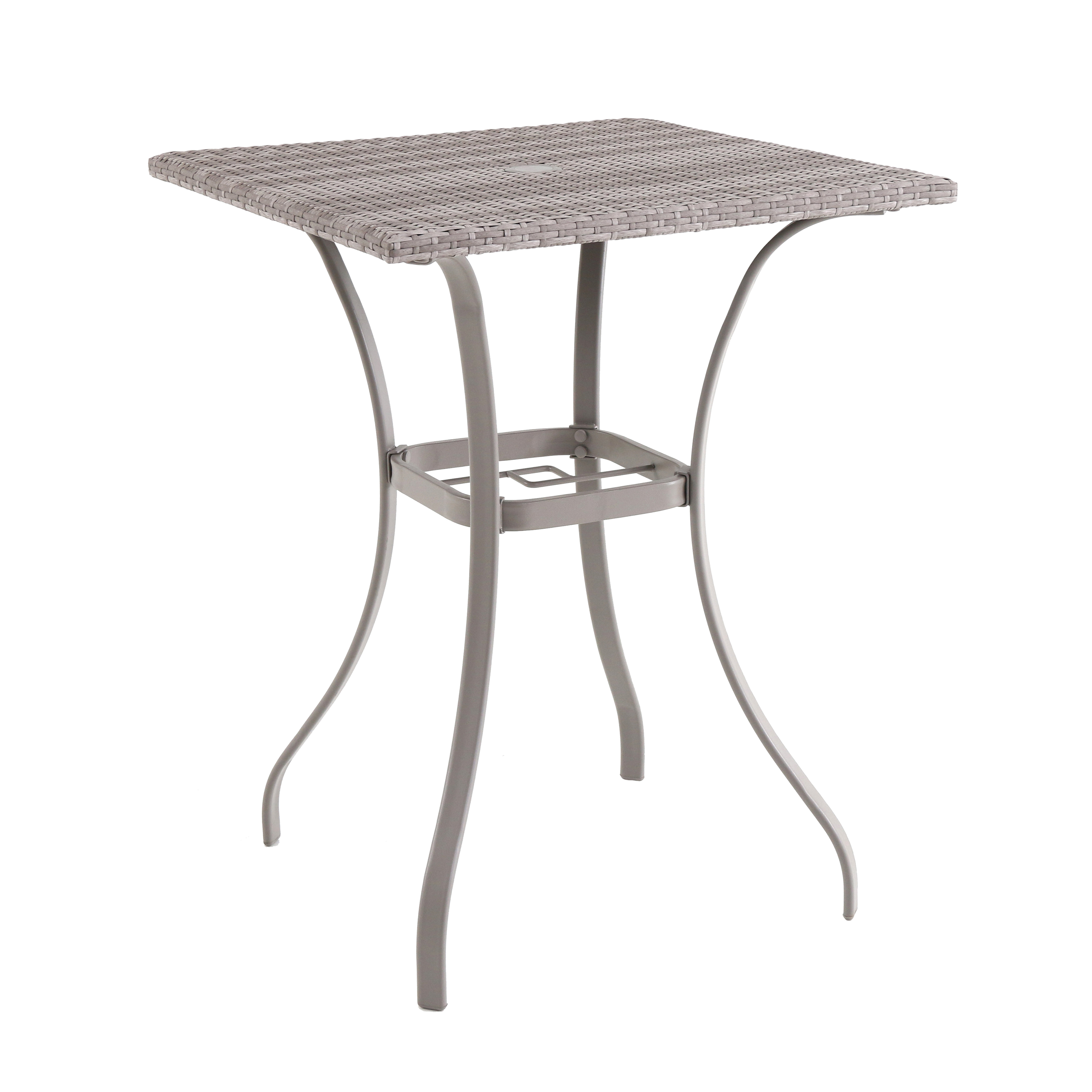 August Grove Staley Resin Wicker Balcony Table Wayfair