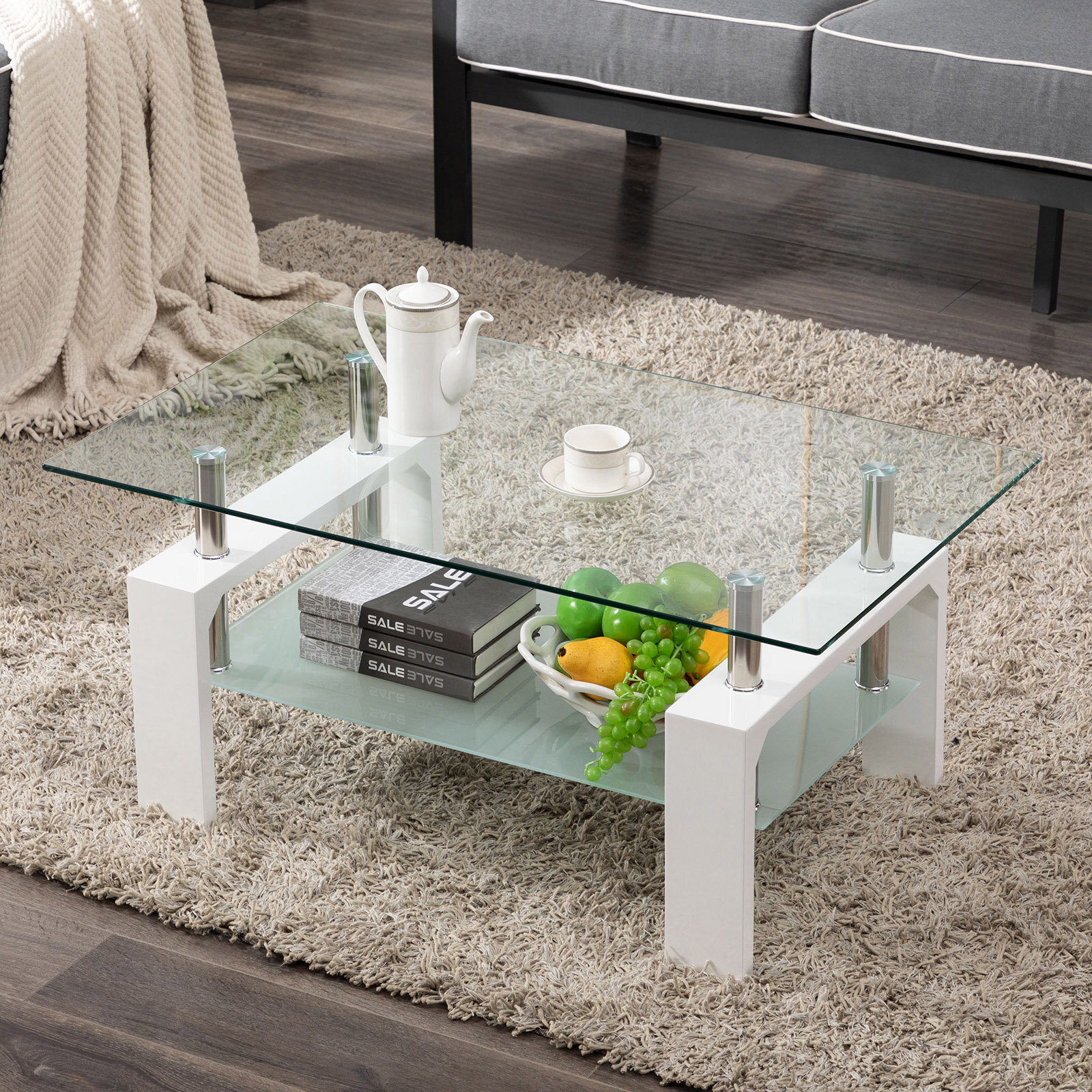 glass coffee table for sale near me