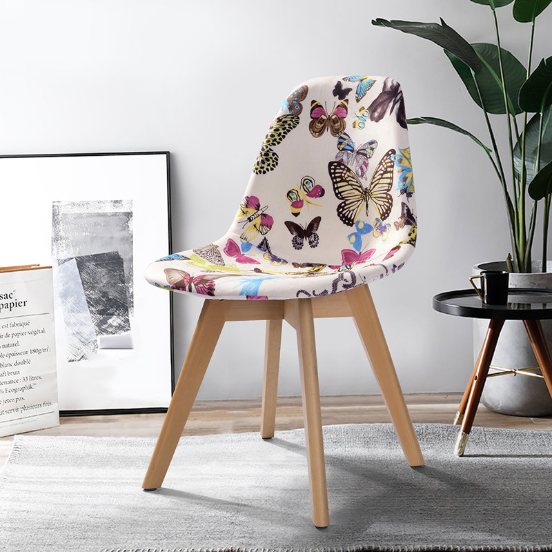 Latitude Run Aderdour Butterfly Kitchen Dining Chair Set Of 4