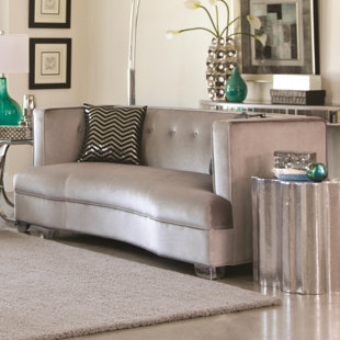 Go to store & view more images Everly Quinn Southam Transitional Loveseat