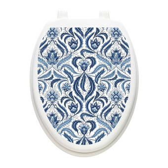 Toilet Tattoos Blooming Birdhouse Toilet Seat Decal Reviews Wayfair