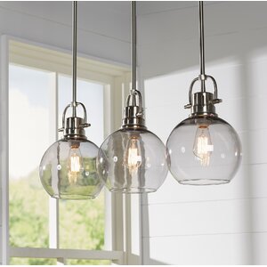 Burner 3-Light Kitchen Island Pendant