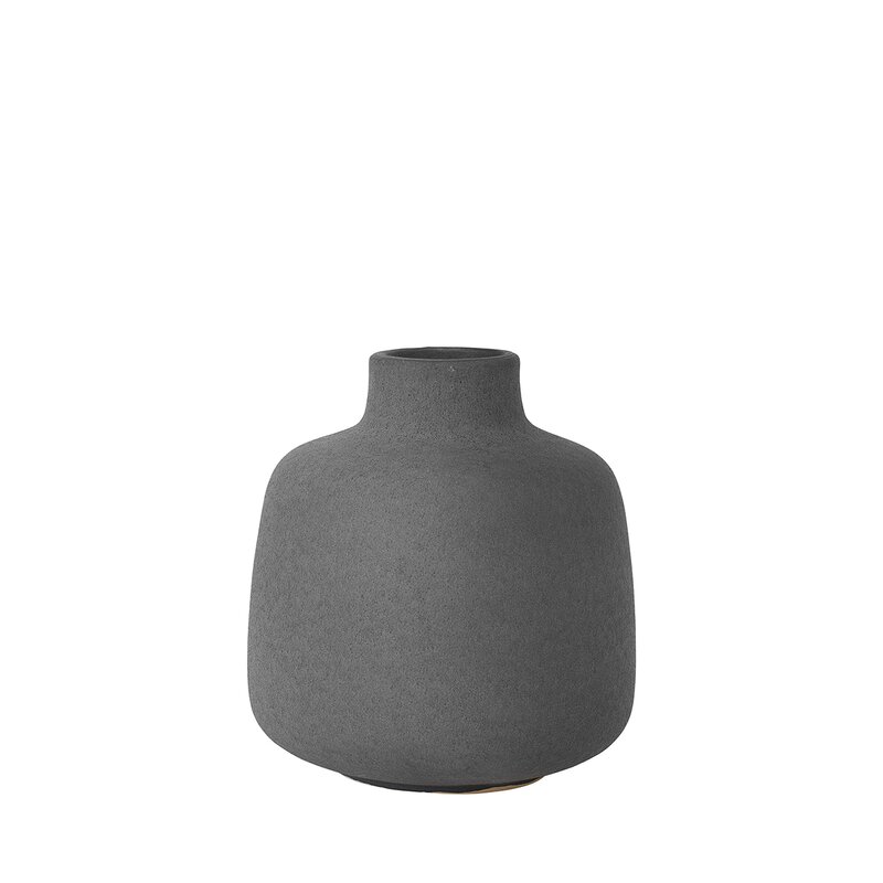 dark ceramic vase