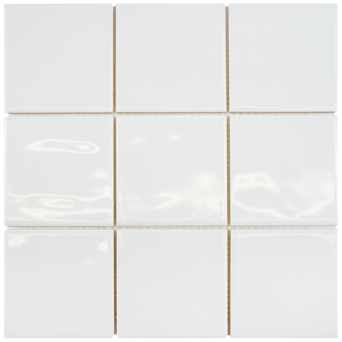 Contour Square 4 X Ceramic Mosaic Tile Contour Square 4 X Ceramic Mosaic Tile