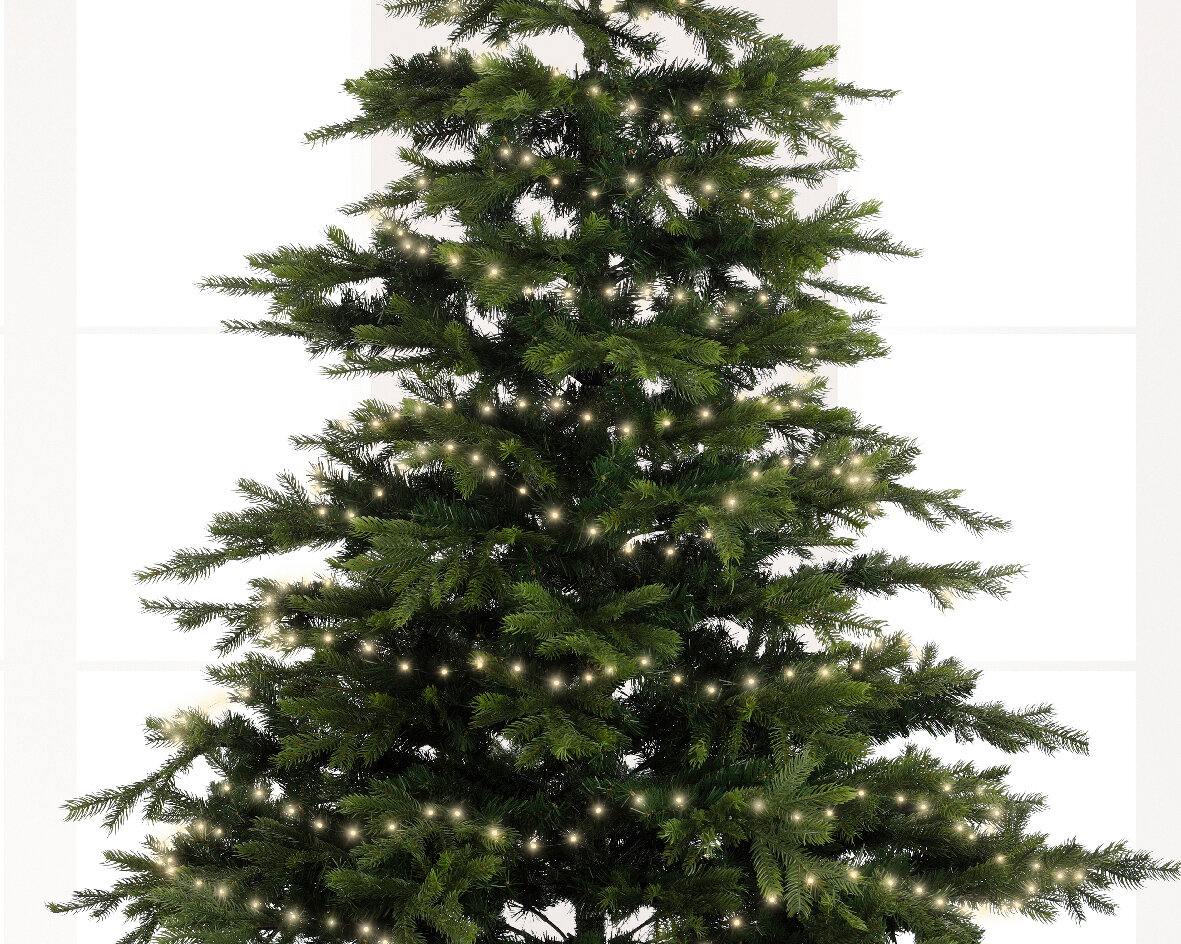 240 Bright LED String Christmas Light Static Xmas Tree Window Decoration Festive 