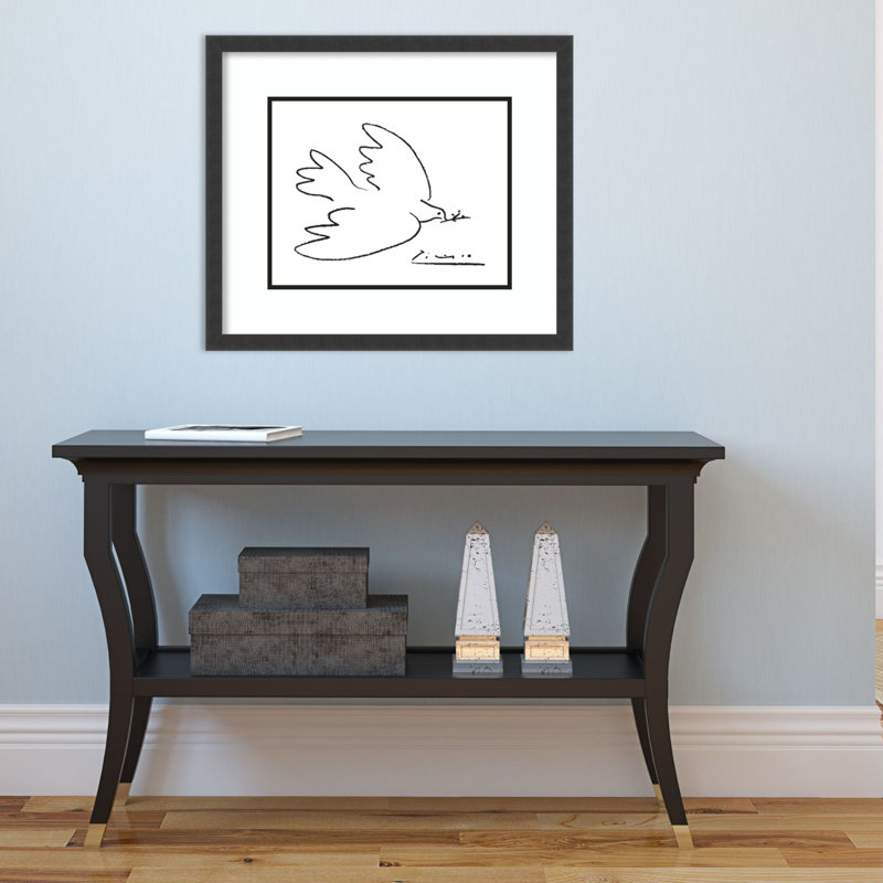 Dove Of Peace By Pablo Picasso Picture Frame Print On Paper