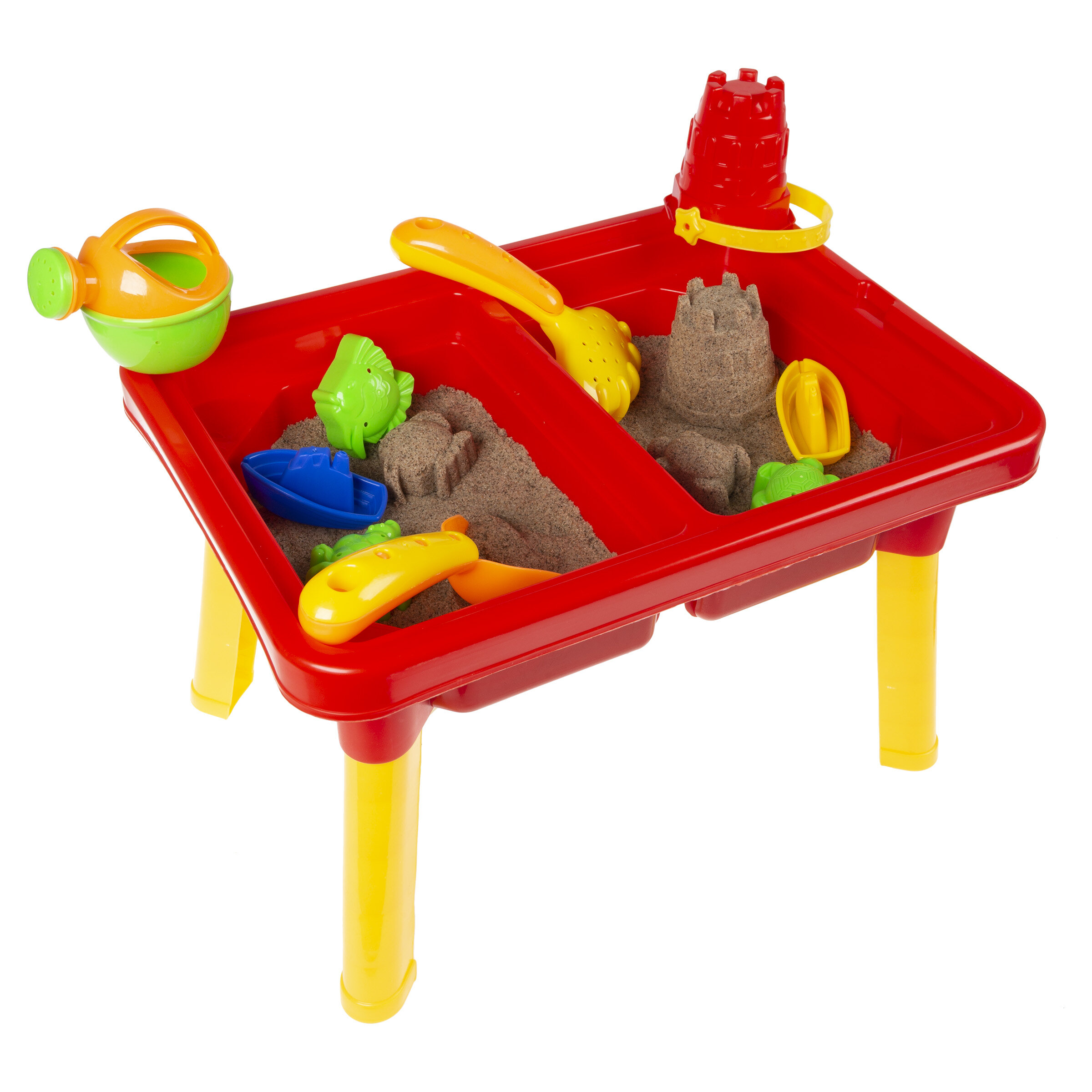 Milageto Outdoor 4 in 1 Summer Fun Sand Water Table Sandpit Sandpit Table 