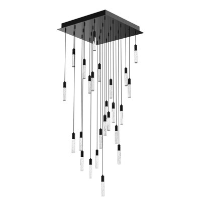 Seraph Cluster Pendant Blackjack Lighting Finish: Matte Black