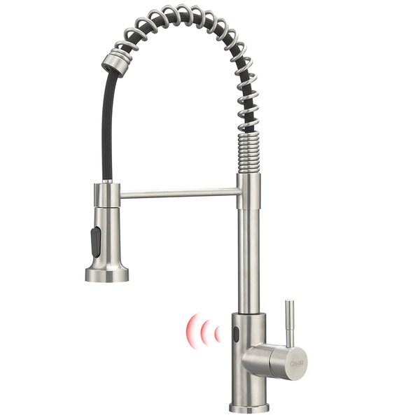 Details about   Modern 2-Function Swivel Kitchen Faucet Brass Pullout Spray Filler Tap One-Hole