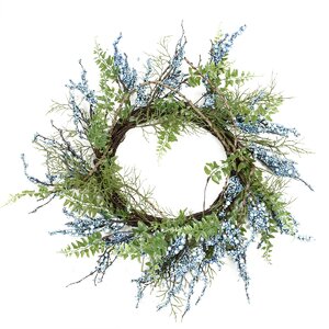 Decorative Berry Artificial Spring Twig Wreath - Unlit