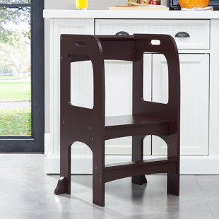 LYXCM Escabeau B/éb/é St Tabouret,Double Hauteur pour Enfants Tabouret pour Tout-Petit pour La Formation De Pot Et Son Utilisation dans La Salle De Bain Ou La Cuisine,Gris
