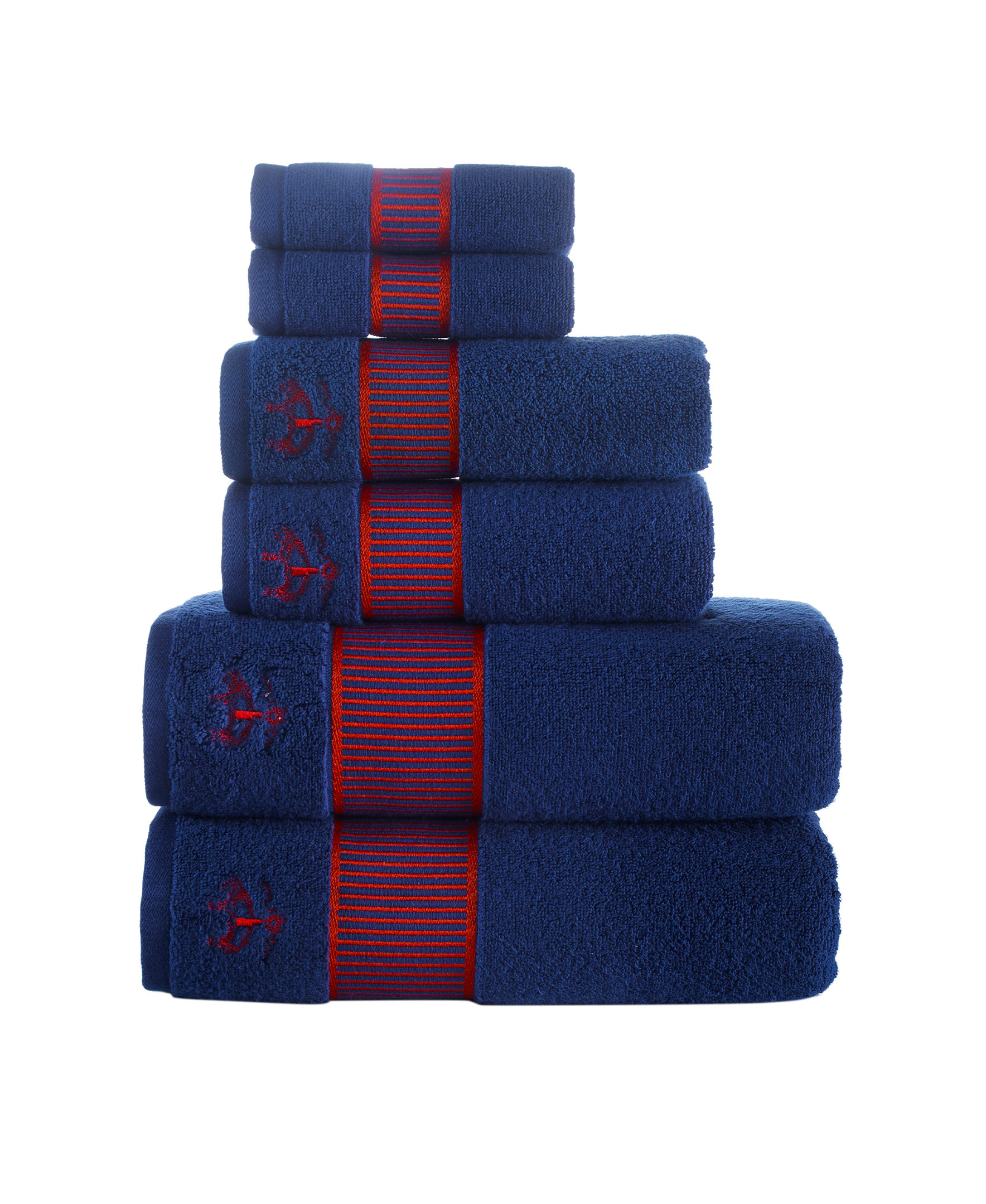 Brooks Brothers 6 Piece Turkish Cotton Towel Set | Wayfair