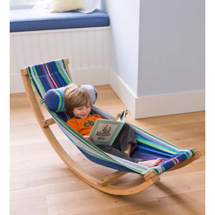 Go to store & view more images Magic Cabin Rocking Cotton Hammock with Stand