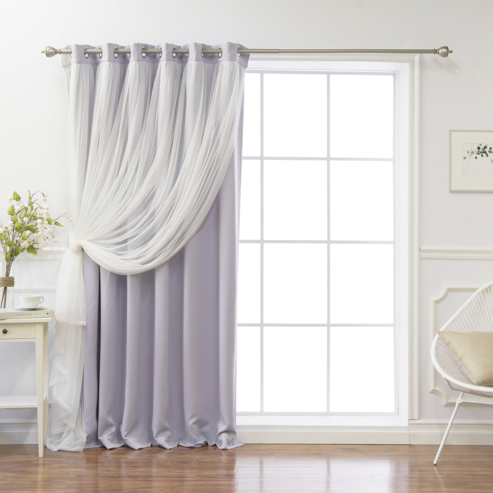 House Of Hampton Granado Solid Blackout Thermal Grommet Curtains