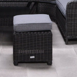 Gartenhocker Milwaukee mit Kissen von Wildon Home