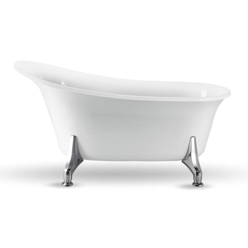 clawfoot soaking bathtub
