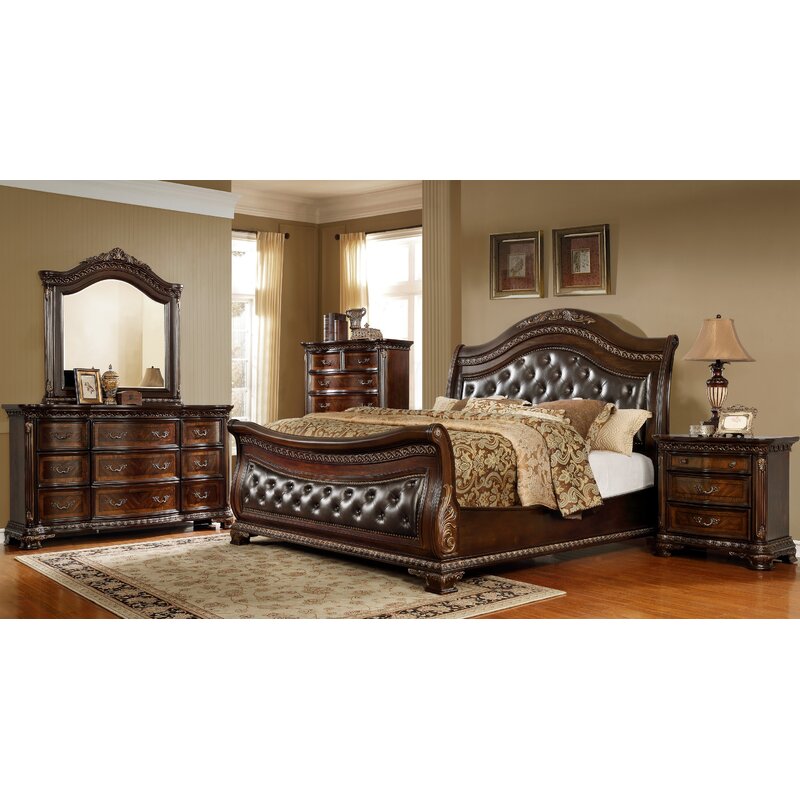 Astoria Grand Prange Solid Wood 4 Piece Bedroom Set Reviews